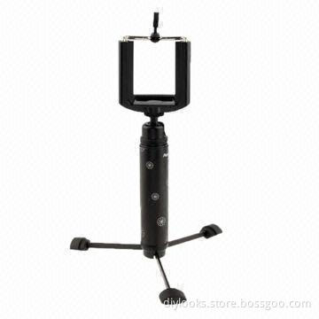 Mini Retractable Pocket Tripod with Bluetooth Remote Control for iPhone and Digital Camera
